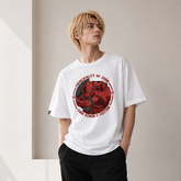 キャラクター トップス 赤きパイロット風 プリントデザイン ユニセックス 半袖 Tシャツ