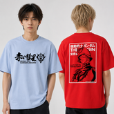 キャラクター トップス 赤い彗星 ユニセックス 半袖 Tシャツ