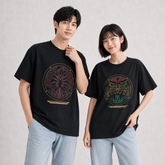 ライダーモチーフ トップス メタルコンボ ユニセックス 半袖Tシャツ