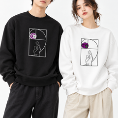 【薄手・裏起毛から選べる】スタンド使い イラスト トップス スティール・ボール・ラン ユニセックス 長袖 スウェット