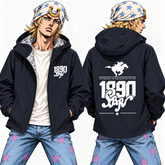 スタンド使い イラスト アウター 1890レースモチーフ メンズ 防風 防寒 ジャケット