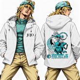 スタンド使い イラスト アウター DIEGO キャラクタープリント メンズ 防風 防寒 ジャケット