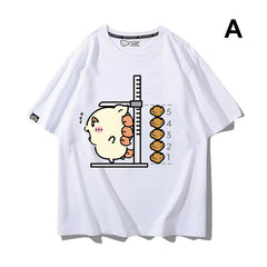 可愛いキャラ ゆるかわ トップス 身長を測る ユニセックス 半袖Tシャツ