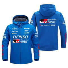 バイカースタイル プロレーサー風 メンズ 防風 防寒 レーシングジャケット