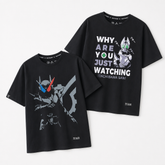 ライダーモチーフ トップス 5タイプのプリントデザイン ユニセックス 半袖Tシャツ