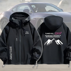 バイカースタイル ストリート×アウトドア メンズ 防風 防寒 レーシングジャケット