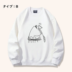 おもしろキャラクター トップス 新刊をよこせ ユニセックス 長袖 スウェット