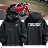 バイカースタイル アウター モータースポーツテイスト メンズ 防風 防寒 レーシングジャケット