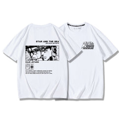 スタンド使い イラスト トップス STAR AND THE SEA ユニセックス 半袖 Tシャツ