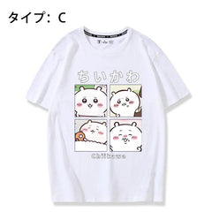 可愛いキャラ ゆるかわ トップス にちじょうせいかつ ユニセックス 半袖Tシャツ