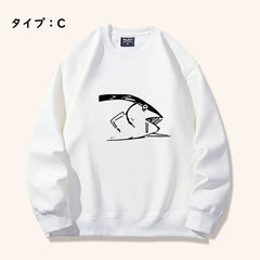 おもしろキャラクター トップス 新刊をよこせ ユニセックス 長袖 スウェット