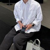 Casual long -sleeved shirt or1781