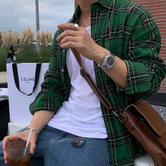 Check pattern shirt or2548
