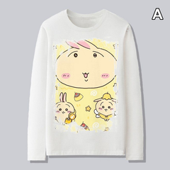 【薄手・裏起毛から選べる】可愛いキャラ ゆるかわ トップス 10タイプのキャラクタープリント ユニセックス 長袖 スウェット
