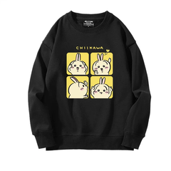 【薄手・裏起毛から選べる】可愛いキャラ ゆるかわ トップス うさぎキャラクター ユニセックス 長袖 スウェット