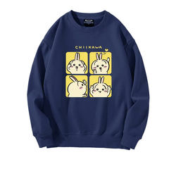 【薄手・裏起毛から選べる】可愛いキャラ ゆるかわ トップス うさぎキャラクター ユニセックス 長袖 スウェット