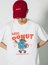 遊び心 ストリート グラフィック メンズ コットン 半袖Tシャツ キャラクタープリント