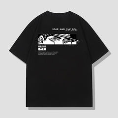 スタンド使い イラスト トップス STAR AND THE SEA ユニセックス 半袖Tシャツ