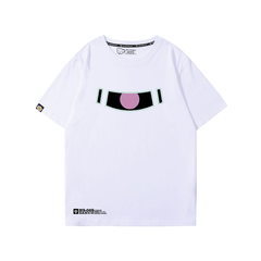 キャラクター トップス ザクモチーフ レトロプリントデザイン ユニセックス 半袖 Tシャツ