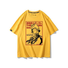キャラクター トップス レッドコメット風 フロントプリントデザイン ユニセックス 半袖 Tシャツ