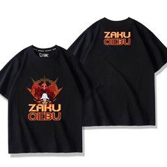 キャラクター トップス モビルスーツ風 レトロデザイン ユニセックス 半袖 Tシャツ
