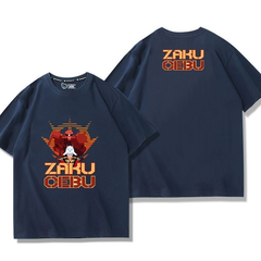 キャラクター トップス モビルスーツ風 レトロデザイン ユニセックス 半袖 Tシャツ