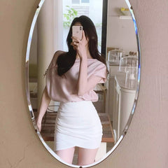ドレープツイストタイトミニスカート