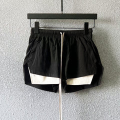 レイヤードドロストショートパンツ