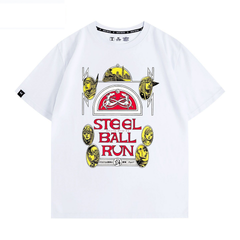 スタンド使い イラスト トップス STEEL BALL RUN ユニセックス 半袖Tシャツ