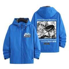 スタンド使い イラスト アウター Crazy Diamond メンズ 防風 防寒 ジャケット