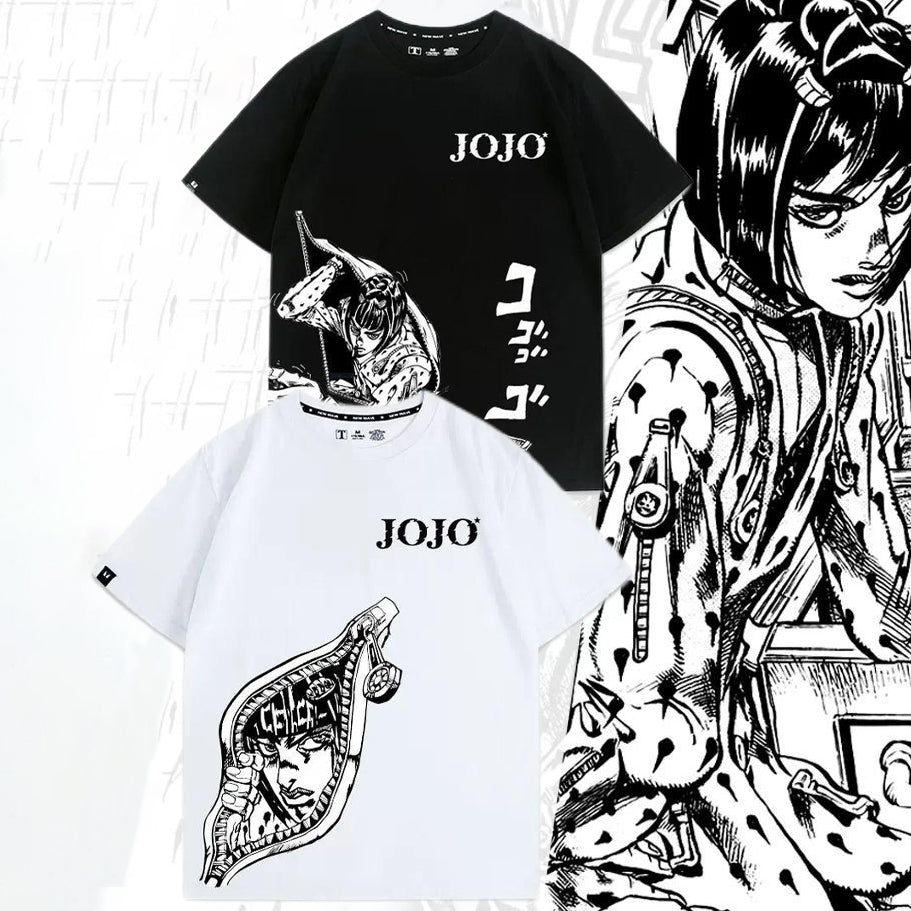スタンド使い イラスト トップス ブチャラティ ユニセックス 半袖 Ｔシャツ