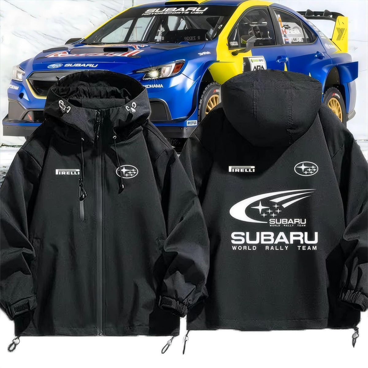 バイカースタイル アウター モータースポーツテイスト 防風 防寒 レーシングジャケット