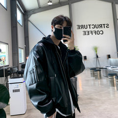 Leather jacket or876