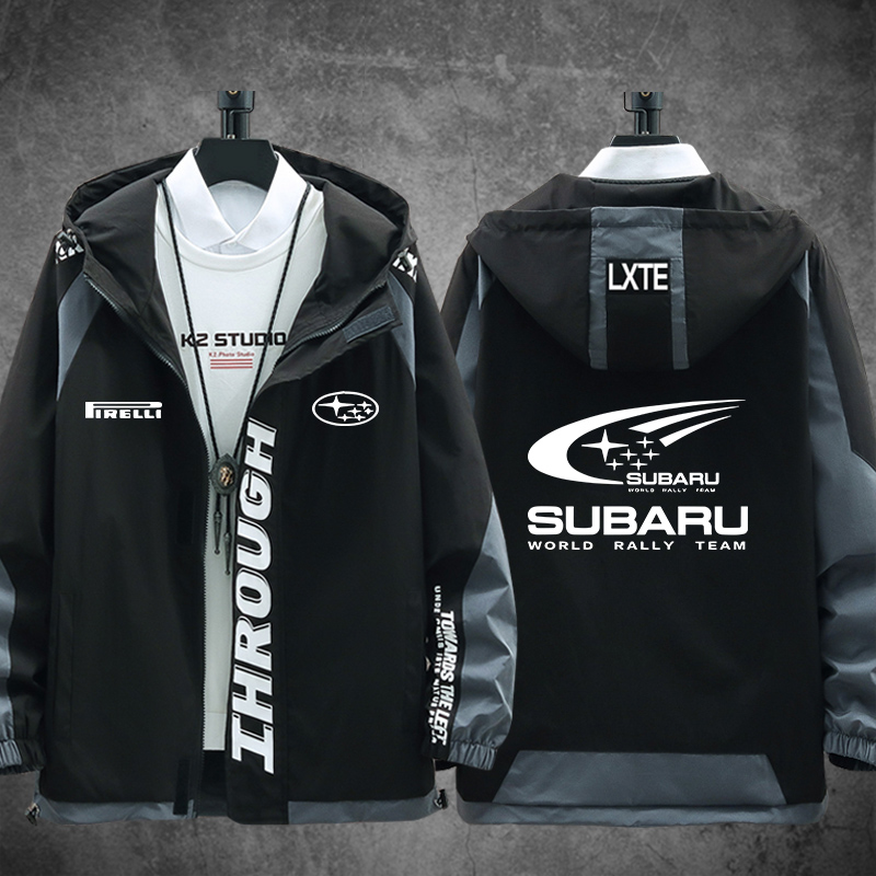 バイカースタイル 都会派ストリート メンズ 防風 防寒 レーシングジャケット