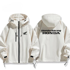 バイカースタイル アウター モータースポーツテイスト メンズ 防風 防寒 レーシングジャケット