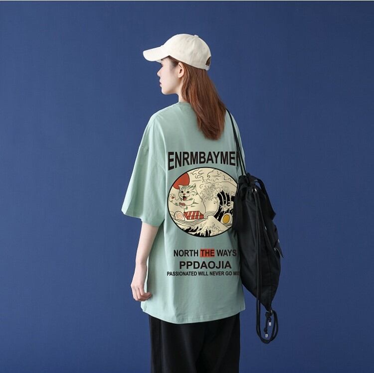 買わなきゃ損 シンプル プリント ラウンドネック 半袖 Ｔシャツ 大人カジュアル fashion ootd 夏コーデ ファッション coordinateコーディネート 夏服 カジュアルコーデ 今日のコーデ 大人コーデ レディース