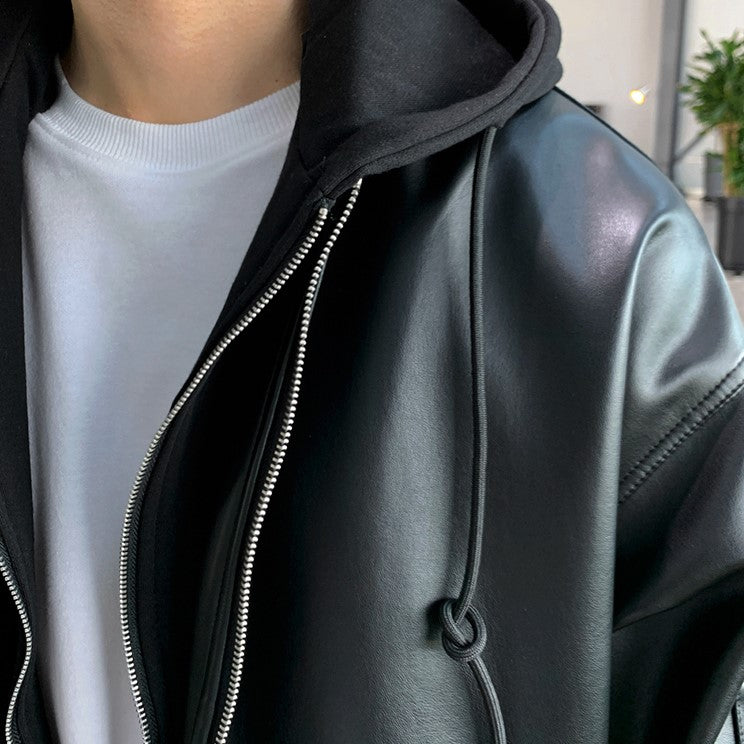 Leather jacket or876