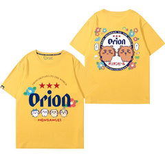 可愛いキャラ ゆるかわ トップス  オリオンビール ユニセックス 半袖Ｔシャツ