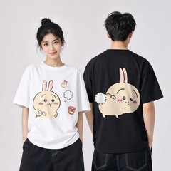 可愛いキャラ ゆるかわ トップス ラーメン食べたい ユニセックス 半袖Tシャツ