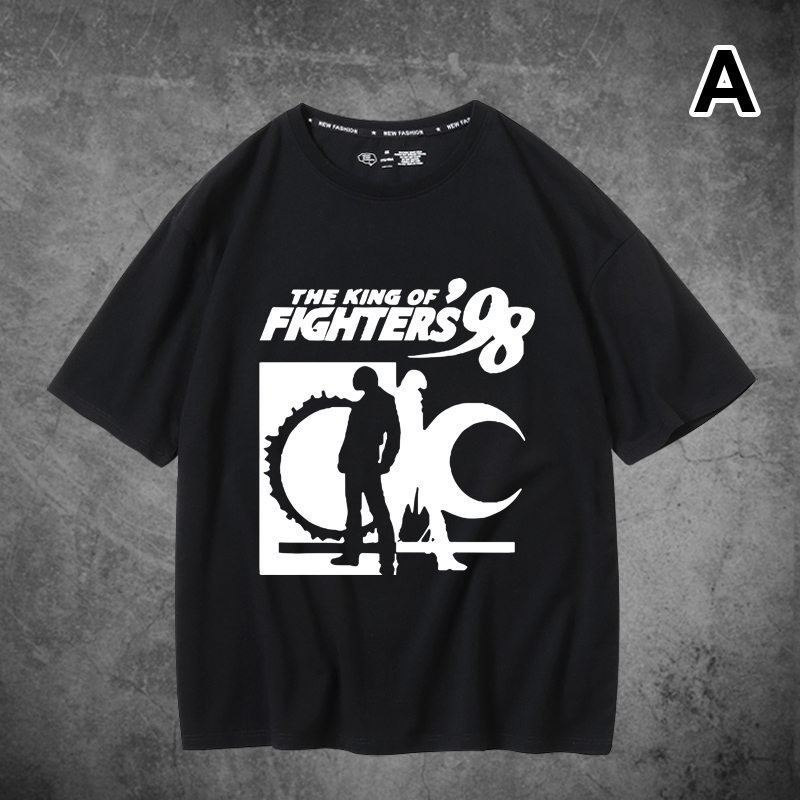 キャラクター トップス 格闘ゲーム風 ユニセックス 半袖Ｔシャツ