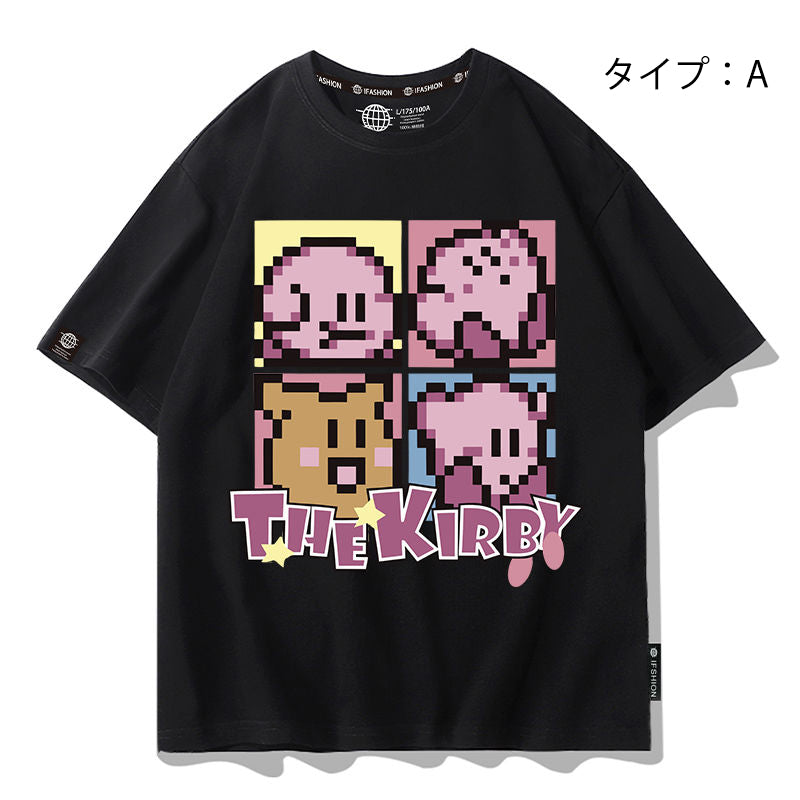 キャラクターシリーズ トップス カービィのに日常 ‌ユニセックス 半袖Ｔシャツ