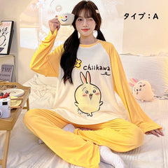 可愛いキャラ ゆるかわ パジャマ レディース セットアップ