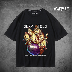 JOJOシリーズ トップス Sex Pistols ユニセックス 半袖Ｔシャツ