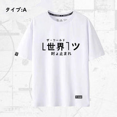 スタンド使い イラスト トップス スタンド ユニセックス 半袖 Ｔシャツ