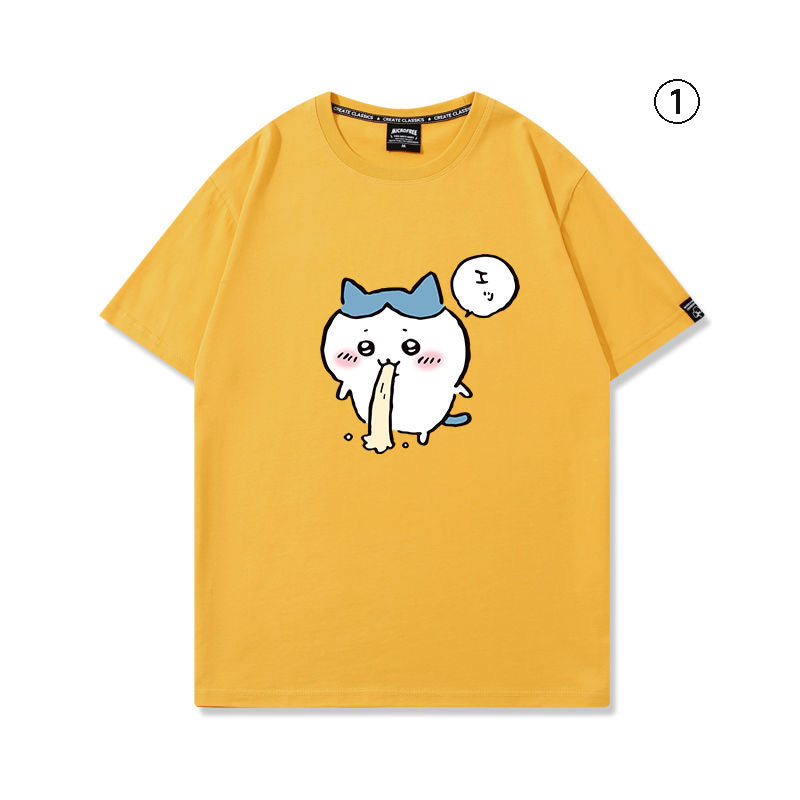 ちいかわシリーズ トップス 複雑な気持ち ‌ユニセックス 半袖Ｔシャツ