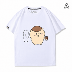 可愛いキャラ ゆるかわ トップス ごくごくまんじゅう ユニセックス 半袖Ｔシャツ