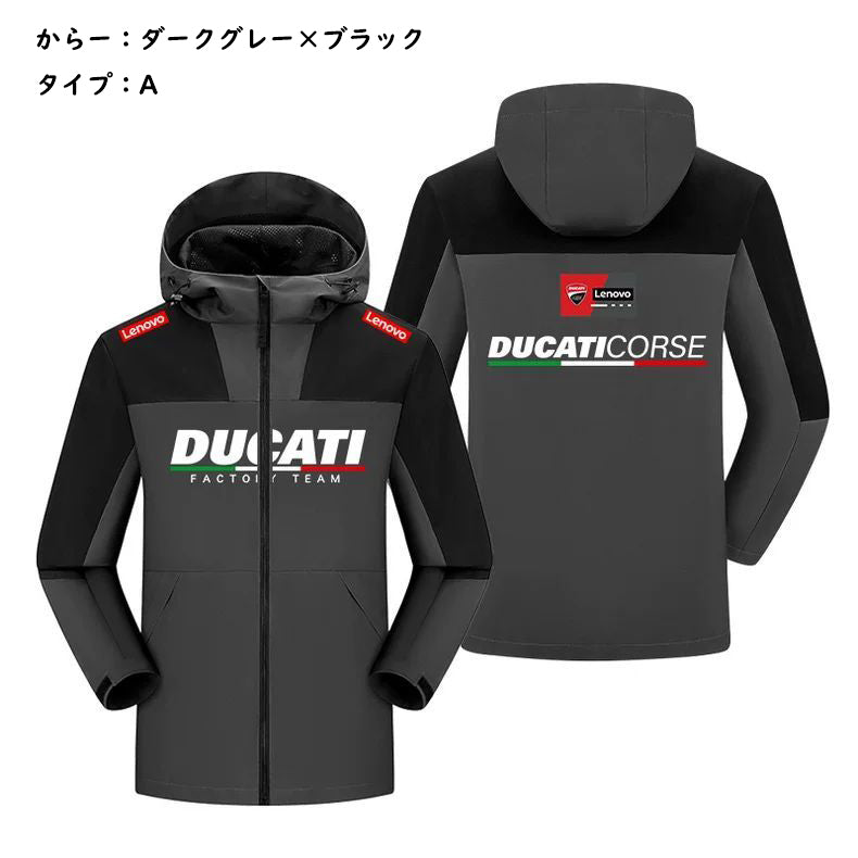 バイカースタイル アウター シンプルモード メンズ 防風 防寒 レーシングジャケット