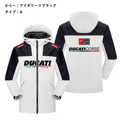 バイカースタイル アウター シンプルモード メンズ 防風 防寒 レーシングジャケット