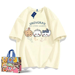 ちいかわシリーズ トップス 絵画 ユニセックス 半袖Ｔシャツ