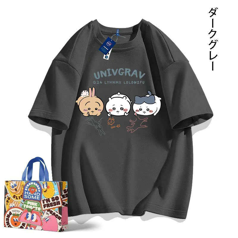 ちいかわシリーズ トップス 絵画 ユニセックス 半袖Ｔシャツ